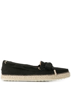 Tods лоферы-эспадрильи Tod’S
