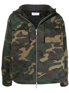 Rhude куртка с капюшоном и камуфляжным принтом