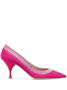 Miu Miu embellished heeled pumps