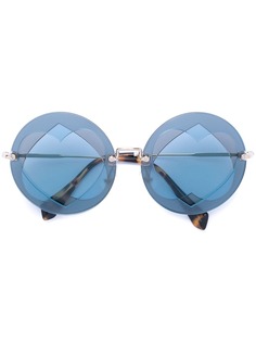 Miu Miu Eyewear солнцезащитные очки Azure