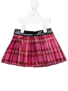 Miss Blumarine плиссированная юбка с логотипом