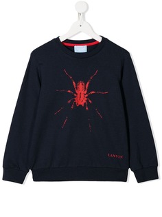 LANVIN Enfant свитер с вышивкой