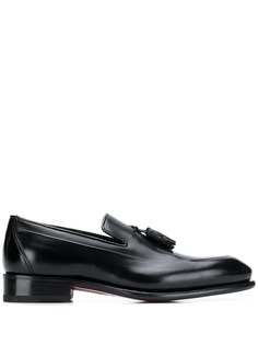 Santoni tassel detail loafers