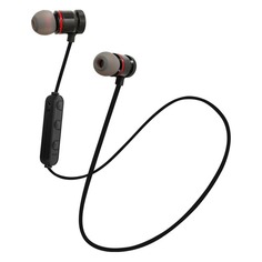 Наушники с микрофоном ARIAN HS-01BT, Bluetooth, вкладыши, черный [gear-104]