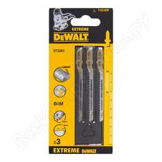Пилки для лобзика по ламинату (82 мм; шаг зубьев 1.4 мм) 3 шт. dewalt dt 2081