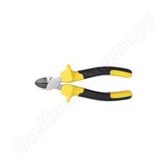Бокорезы, черно-желтые прорезиненные ручки, хром-никелевое покрытие 165 мм fit старт 49951