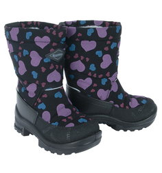Сапоги Kuoma Putkivarsi Black Winter Heart, цвет: черный