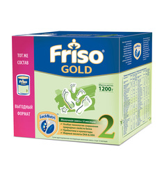 Заменитель молока Friso Friso Gold 2 с пребиотиками 6-12 месяцев, 1200 г