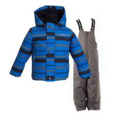 Комплект куртка/полукомбинезон/шапка/шарф/варежки Gusti Boutique, цвет: синий
