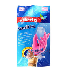 Перчатки Vileda для деликатных работ Sensitive, M