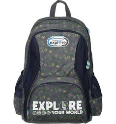 Рюкзак Action Discovery-2 цвет: темно-синий серый 46х32х14.50 см Action!