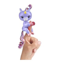 Интерактивная игрушка Fingerlings Единорог Алика пурпурный