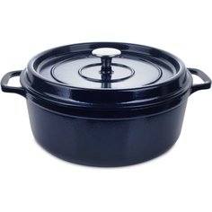 Кастрюля чугунная Invicta Bleu reglisse 6 л