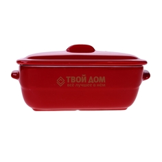 Форма для запекания Pyrex Wave Ceramic red Прямоугольная 16х9 см (C314A05/5046)