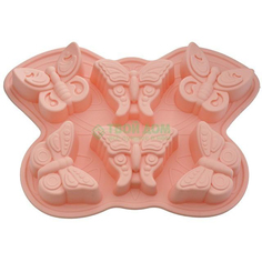 Форма для 6 кексов бабочка 32.5x23x3.8см (BW-6660.6/BW-6661.6) Fissman