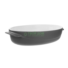 Форма для запекания Pyrex Wave Ceramic grey Овальная 25х17 см (C302B04/5044)