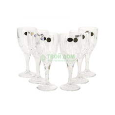 Набор стаканов для виски Crystal bohemia as Набор стаканов д/виски imperial 6х240мл (990/23202/0/07311/240-609)