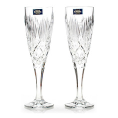 Набор фужеров для шампанского Crystal Bohemia Эльза Лира (1KD08/0/99002/180Х2)