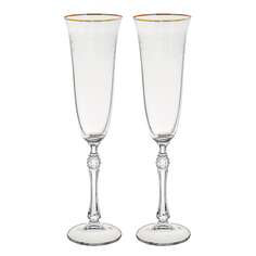 Набор фужеров для шампанского Crystalite bohemia парус/190мл/2шт