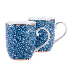 Набор 2 кружек 145мл Pip studio springtolife blue