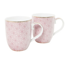 Набор 2 кружек 145мл Pip studio spring to life pink