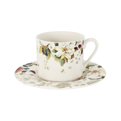 Чашка с блюдцем 0.2л магнолия Imari