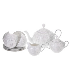 Сервиз чайный Hatori Джулия Грэй Империал 18 предметов Н 1050021