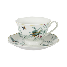 Чашка с блюдцем 0.2л Есения Primavera AL-NZS01-015-PW