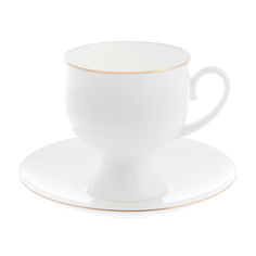 Чашка с блюдцем ЛФЗ , форма классическая-2 - золотая лента