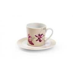 Набор кофейных пар Rose De Sable 120 мл 6 шт. Liberty Monalisa 2150 Rose De Sable