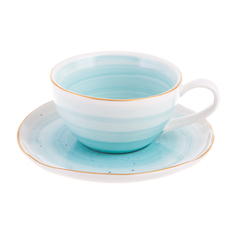 Чашка с блюдцем Easy life artesanal