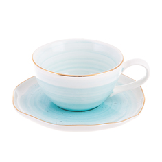 Чашка с блюдцем Easy life artesanal