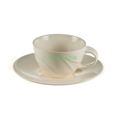 Чашка с блюдцем Quality ceramic Чашка кофейная 100мл с блюдцем спирит (IP13-27/28PO)