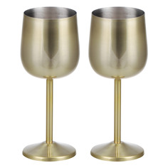 Набор бокалов A la mode для вина золото 2Х400 мл