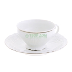 Чашка с блюдцем CONCORDIA BE 84/PL белый