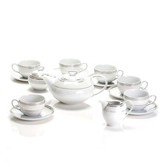 Чайный сервиз Porcelaine Czech Gold Hands на 6 персон Cmielow