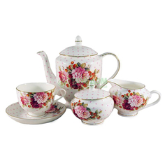 Набор чайный Bristol "Розы и земляника" 15 предметов на 6 персон (BS13077-TS017A-AL)