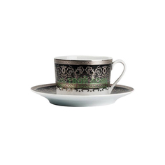 Набор чайных пар Yves de la rosiere Mimosa 12 предметов, белый, серый, серебряный (539506 1743)