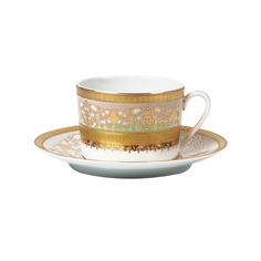 Набор чайных пар Yves de la rosiere Mimosa 12 предметов, белый, золотой (539506 1645)