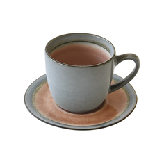 Чашка с блюдцем origin пыльно-розовая Easy life El-1804/ogdu