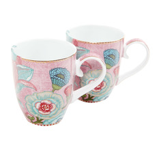 Набор из 2 кружек 350мл Pip studio spring to life pink