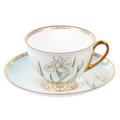 Чашка с блюдцем Hankook Ирис Low чайная