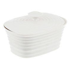 Масленка 18.5см Portmeirion Софи Конран белая