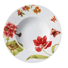 Тарелка суповая Claytan Eden Pink 23.7 см