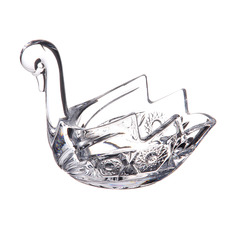 Конфетница Bohemia Лебедь 19 см