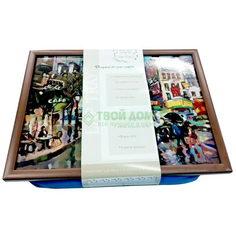 Поднос Топ арт студио с подушкой мулен руж 41x31 см (HSN1286-TA)