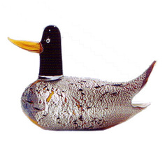 Фигурка серебряная утка 24х16 см Top art studio Zb2174-ta Топ арт студио