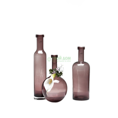 Sandra rich bottle Ваза д12.5см 37см фиолет (6002 37 PU)