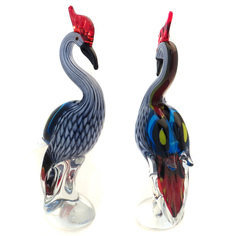 Фигурка пестрый журавль 12х33.5 см Top art studio Zb2173-ta Топ арт студио