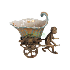 Чаша Wah Luen Handicraft Чаша с обезьяной 25см (31G1316/B677EC/NB4199)